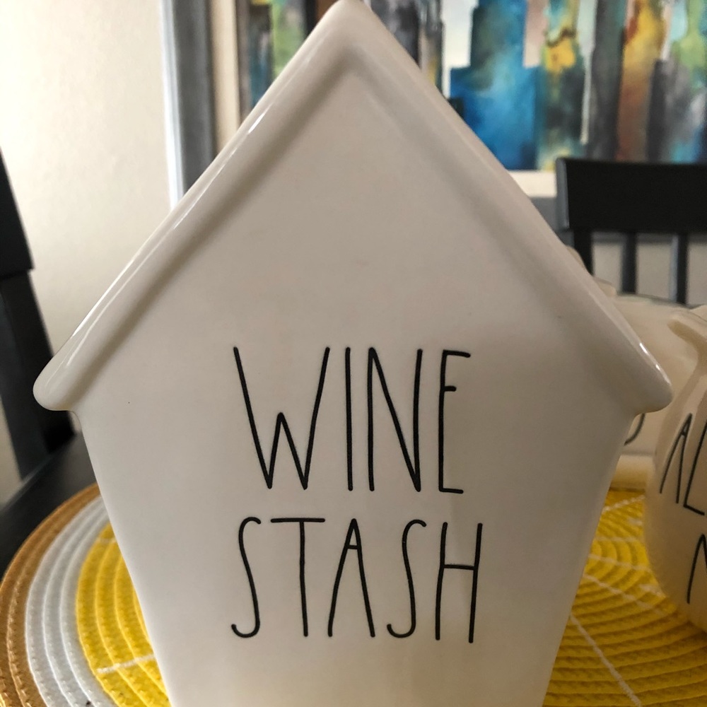 Rae Dunn Wine Stash Bank